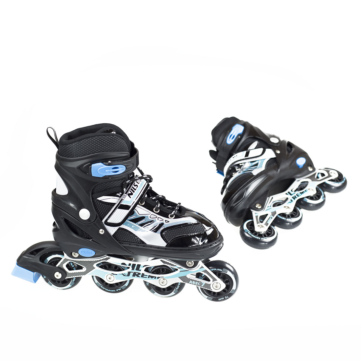 Rolki NJ1828A czarne łyżworolki Nils Extreme S